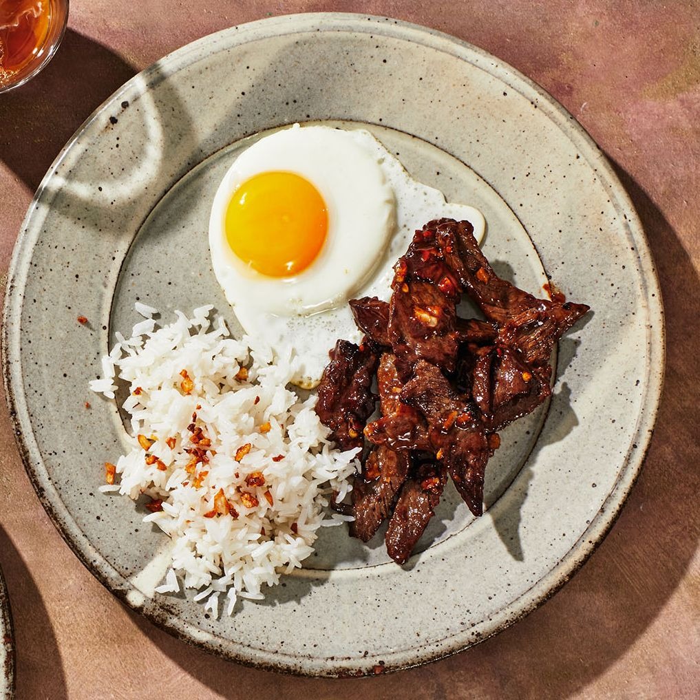 Tapsilog with Egg